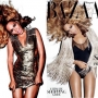 Beyoncé para a Harper’s Bazaar (novembro/2011): linda, sexy e cabelos esvoaçantes
